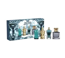 Set Miniatur Jean Paul Gaultier Le Male Edt Aerosols 7ml + Le Beau Edt Aerosols 7ml + Scandal For Him Edt Aerosols 7ml + Le Male Elixir Parfum Aerosols 7ml