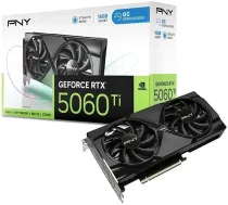 Karte Grafiskā Pny Geforce Rtx 5060 Ti Overclocked Dual Fan 16gb Gddr7 Dlss4 (vcg5060t16dfxpb1-o)