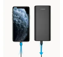 Ārējais akumulators Veger Powerbank Veger T100 (W2032C-100) PD QC3.0 5A 100W 20000 mAh black