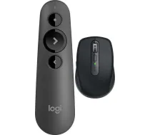 Logitech Rādītājs Lāzera R500s (910-005843) + Mx Anywhere 3s Graphite (910-006929)