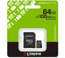 Karte Atmiņas Microsd 64gb Kingston Canvas Select Plus Microsdxc C10 Uhs-1 64gb