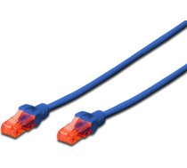 Digitus Kabelis šķērseniskā Savienojuma Patchcord U/utp Kat. 6 Niebeski 3m (dk-1612-030/b)