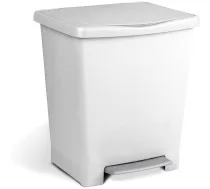Grozs Veļas Wesco Tatay Pedal Bin Millenium 23l White 8411801101414