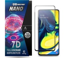 Crong Crong 7d Nano Flexible Glass - Hibrīda Stikls 9h Pilnekrāna Samsung Galaxy A80 / A90 universāls