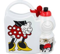 Mickey Mouse Minnie Mouse - Komplekts Lunchbox Un ūdens Pudele 400 Ml