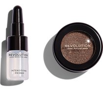 Makeup Revolution Acu ēnas Flawless Foils Overcome + bāze