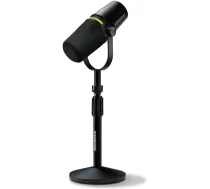 Mikrofons Shure Mv7+ Melns + Statīvs Galda (mv7+-k-bndl)