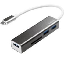 HUB USB LogiLink 1x SD 1x TF  + 3x USB-A 3.0 (UA0305)