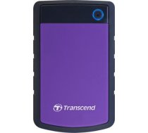 Disks ārējais Hdd Transcend 25h3 4tb Melns-violets (ts4tsj25h3p)