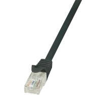 Logilink Patchcord Cat 6 U/utp Econline, 1m, Melns (cp2033u)