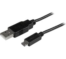 Kabelis Usb Startech Usb-a - Microusb 1 M Melns (usbaub1mbk)