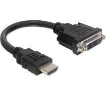 Adapteris Av Delock Hdmi - Dvi-i Melns (65327)