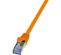 Logilink Patchcord, Cat6a, S/ftp, Pimf, 0.25m, Oranžs (cq3018s)