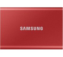 Disks ārējais Ssd Samsung T7 500gb Sarkans (mu-pc500r/ww)