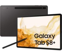 Planšetdators Samsung Galaxy Tab S8+ 12.4" 256 Gb pelēks (sm-x800nzabeub)