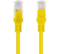 Lanberg Patchcord, Cat6, Neekranēts, 1m, Dzeltens (pcu6-10cc-0100-y)