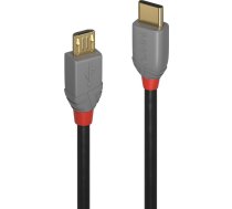 Kabelis Usb Lindy Usb-c - Microusb 0.5 M Melns (36890)