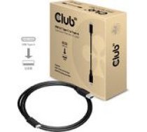 Kabelis Usb Club 3d Usb-a - Usb-c 1 M Melns (cac-1523)