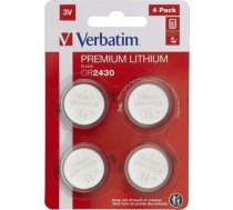 Verbatim Bateria Premium Cr2430 4 gab.