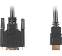 Kabelis Lanberg Hdmi - Dvi-d 1.8m Melns (ca-hddv-10cc-0018-bk)