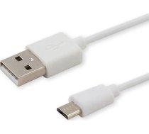 Kabelis Usb Savio Usb-a - 1 M Balts (savio Cl-123)