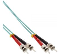 Inline Patchcord Optiskās šķiedras St/st, 50/125µm, Om3 0.5m (81555o)