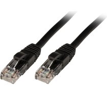 Lindy Patchcord Cat6, U/utp, 2m, Melns (48078)