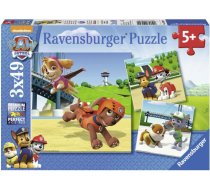 Ravensburger Puzzle 3in1. Suņu Patruļa (rap 092390)