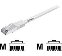 Equip Patchcord, S/ftp, Cat6a, Pimf, 1m, Balts (605610)