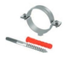 Metāla cauruļu stiprinājums 1/2",20-25mm ar skrūvi