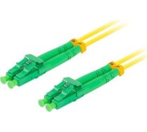 Lanberg Patchcord Optiskās šķiedras Sm Lc/apc-lc/apc Duplex 3.0mm Lszh G657a1 1m Dzeltens Lanberg