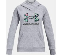 Under Armour Jaka ar kapuci Ua Girl's Rival Logo Hoodie 1366399 035 1366399 035 Pelēks Xl