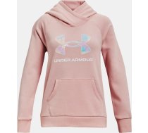 Under Armour Jaka Ar Kapuci Ua Girl's Rival Logo Hoodie 1366399 676 1366399 676 Rozā L