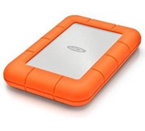 Disks ārējais Hdd Lacie Rugged Mini 4tb Sudrabs-oranžs (lac9000633)