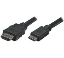 Kabelis Manhattan Hdmi Mini - Hdmi 1.8m Melns (304955)