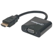 Adapteris Av Manhattan Hdmi - D-sub (vga) Melns (151467)