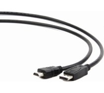 Kabelis Gembird Displayport - Hdmi 1.8m Melns (cc-dp-hdmi-6)