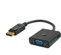 Adapteris Av Savio Displayport - D-sub (vga) Melns (cl-90b)