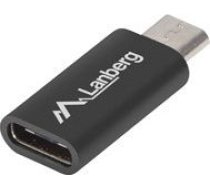 Adapteris Usb Lanberg Usb-c - Microusb Melns  (ad-uc-um-01)