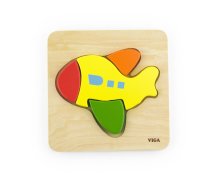 Viga 50173 Handy Block Puzzle - Plane