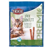 Treat for cats PREMIO Stick Quintett, poultry/liver, 5 × 5 g