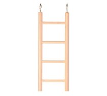 Toy for parrots Wooden ladder, 4 rungs/20 cm