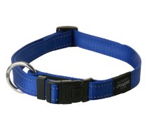 Rogz Utility Large 20mm Fanbelt Dog Collar, Blue Reflective