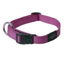 Rogz Utility Large 20mm Fanbelt Dog Collar, Pink Reflective