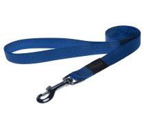 Rogz Utility Large 20mm/1,4m Fanbelt Fixed Dog Lead, Blue Reflective