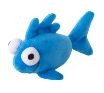 Toy for cats Rogz Comfort Plush Fish, Small, Blue