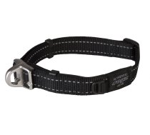 Rogz Utility Large 20mm Fanbelt Safety Collar, Black Reflective