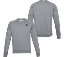 Under Armour Jaka Ar Kapuci Sporta Vīriešu Under Armour Rival Fleece Crew  pelēka  1357096 012 2xl () - 66069-1137