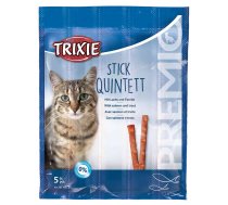 Treat for cats PREMIO Stick Quintett, salmon/trout, 5 × 5 g