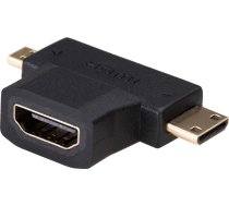 Adapteris Av Akyga Hdmi Micro - Hdmi Mini - Hdmi Melns (ak-ad-23)